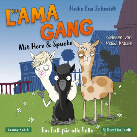 Hörbuch Die Lama-Gang. Mit Herz & Spucke 1: Ein Fall für alle Felle  - Autor Heike Eva Schmidt   - gelesen von Matti Krause
