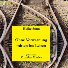 Hörbuch Ohne Vorwarnung - mitten ins Leben  - Autor Heike Sonn   - gelesen von Monika Mader