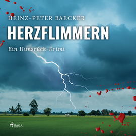 Hörbuch Herzflimmern - Ein Hunsrück-Krimi  - Autor Heinz-Peter Baecker   - gelesen von Stephan Baumecker