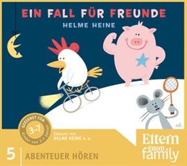 Hörbuch Ein Fall für Freunde  - Autor Helme Heine   - gelesen von Helme Heine