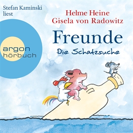 Hörbuch Freunde - Die Schatzsuche  - Autor Helme Heine   - gelesen von Stefan Kaminski