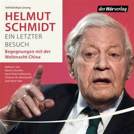Hörbuch Ein letzter Besuch  - Autor Helmut Schmidt   - gelesen von Schauspielergruppe