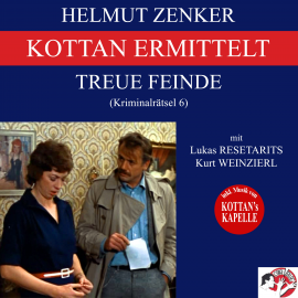 Hörbuch Kottan ermittelt: Treue Feinde (Kriminalrätsel 6)  - Autor Helmut Zenker   - gelesen von Schauspielergruppe