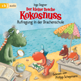 Hörbuch Der kleine Drache Kokosnuss – Aufregung in der Drachenschule  - Autor Ingo Siegner   - gelesen von Philipp Schepmann