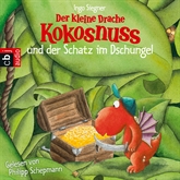 Hörbuch Der kleine Drache Kokosnuss und der Schatz im Dschungel  - Autor Ingo Siegner   - gelesen von Philipp Schepmann