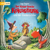 Hörbuch Der kleine Drache Kokosnuss und der Zauberschueler  - Autor Ingo Siegner   - gelesen von Philipp Schepmann