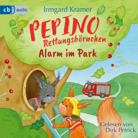 Hörbuch Pepino Rettungshörnchen  - Alarm im Park  - Autor Irmgard Kramer   - gelesen von Dirk Petrick