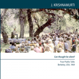 Hörbuch Can Insight Be silent?  - Autor J.Krishnamurti   - gelesen von J.Krishnamurti
