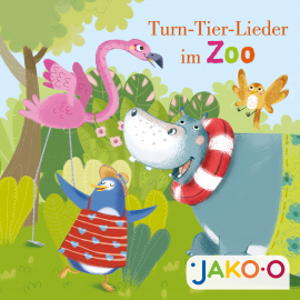 Hörbuch Turn-Tier-Lieder im Zoo  - Autor JAKO-O   - gelesen von JAKO-O
