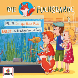 Hörbuch Folge 14: Fall 27: Der sportliche Fisch / Fall 28: Die krautige Vertopfung  - Autor Jana Lini   - gelesen von Die Fuchsbande.