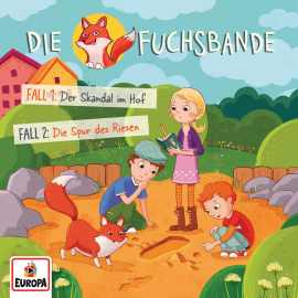 Hörbuch Folge 01: Fall 1: Der Skandal im Hof / Fall 2: Die Spur des Riesen  - Autor Jana Muzzulini (Jana Lini)   - gelesen von Die Fuchsbande.