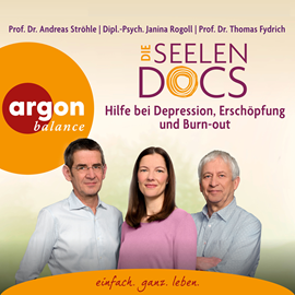 Hörbuch Die Seelen-Docs - Hilfe bei Depression, Erschöpfung und Burn-out (Ungekürzte Lesung)  - Autor Janina Rogoll, Andreas Ströhle, Thomas Fydrich   - gelesen von Bernd Reheuser