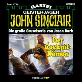 Hörbuch Der Cockpit-Dämon - John Sinclair, Band 1714 (Ungekürzt)  - Autor Jason Dark   - gelesen von Carsten Wilhelm