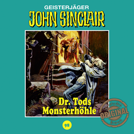 Hörbuch Dr. Tods Monsterhöhle (John Sinclair - Tonstudio Braun 98)  - Autor Jason Dark   - gelesen von Diverse