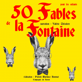 Hörbuch 50 fables pour les enfants  - Autor Jean de la Fontaine   - gelesen von Valérie Théodore
