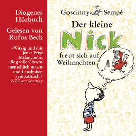 Hörbuch Der kleine Nick freut sich auf Weihnachten  - Autor Jean-Jacques Sempé   - gelesen von Rufus Beck