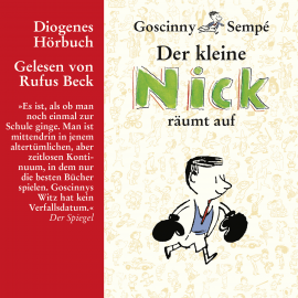 Hörbuch Der kleine Nick räumt auf  - Autor Jean-Jacques Sempé   - gelesen von Rufus Beck