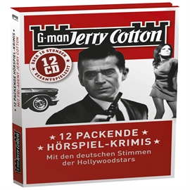 Hörbuch G-man Jerry Cotton - 12 packende Hörspiel-Krimis  - Autor Jerry Cotton   - gelesen von Schauspielergruppe