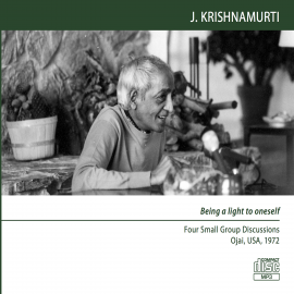 Hörbuch Being A Light To Oneself  - Autor Jiddu Krishnamurti   - gelesen von Jiddu Krishnamurti