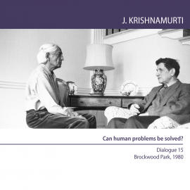 Hörbuch Can human problems be solved?  - Autor Jiddu Krishnamurti   - gelesen von Jiddu Krishnamurti