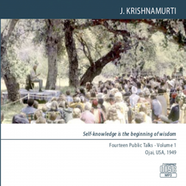 Hörbuch Self-knowledge is the beginning of wisdom  - Autor Jiddu Krishnamurti   - gelesen von Jiddu Krishnamurti