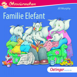 Hörbuch Ohrwürmchen: Familie Elefant  - Autor Jill Murphy   - gelesen von Ursula Illert
