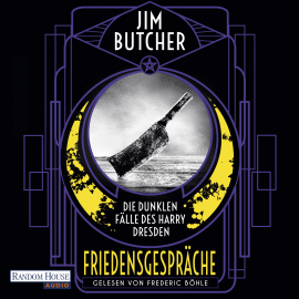 Hörbuch Die dunklen Fälle des Harry Dresden - Friedensgespräche  - Autor Jim Butcher   - gelesen von Frederic Böhle