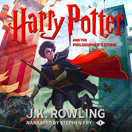 Hörbuch Harry Potter and the Philosopher's Stone  - Autor J.K. Rowling   - gelesen von Stephen Fry