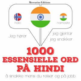 Hörbuch 1000 essensielle ord på hindi  - Autor JM Gardner   - gelesen von Kathrin Mercurius