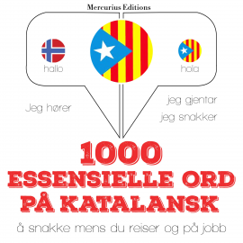 Hörbuch 1000 essensielle ord på katalansk  - Autor JM Gardner   - gelesen von Kathrin Mercurius