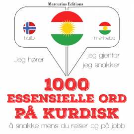 Hörbuch 1000 essensielle ord på kurdisk  - Autor JM Gardner   - gelesen von Kathrin Mercurius