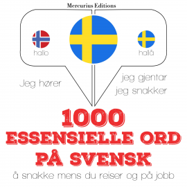 Hörbuch 1000 essensielle ord på svensk  - Autor JM Gardner   - gelesen von Kathrin Mercurius