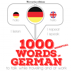 Hörbuch 1000 essential words in German  - Autor JM Gardner   - gelesen von Katie H Mercurius