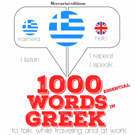 Hörbuch 1000 essential words in Greek  - Autor JM Gardner   - gelesen von Katie H Mercurius