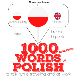 Hörbuch 1000 essential words in Polish  - Autor JM Gardner   - gelesen von Katie H Mercurius
