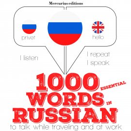Hörbuch 1000 essential words in Russian  - Autor JM Gardner   - gelesen von Katie H Mercurius