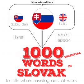 Hörbuch 1000 essential words in Slovak  - Autor JM Gardner   - gelesen von Katie Mercurius
