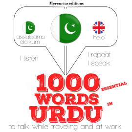 Hörbuch 1000 essential words in Urdu  - Autor JM Gardner   - gelesen von Katie Mercurius