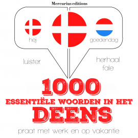 Hörbuch 1000 essentiële woorden in het Deens  - Autor JM Gardner   - gelesen von Emma Mercurius