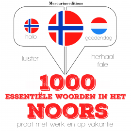 Hörbuch 1000 essentiële woorden in het Noors  - Autor JM Gardner   - gelesen von Emma Mercurius