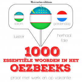 Hörbuch 1000 essentiële woorden in het Oezbeeks  - Autor JM Gardner   - gelesen von Emma Mercurius