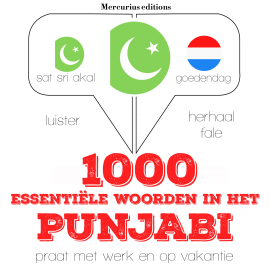 Hörbuch 1000 essentiële woorden in het Punjabi  - Autor JM Gardner   - gelesen von Emma Mercurius