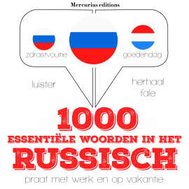 Hörbuch 1000 essentiële woorden in het Russisch  - Autor JM Gardner   - gelesen von Emma Mercurius