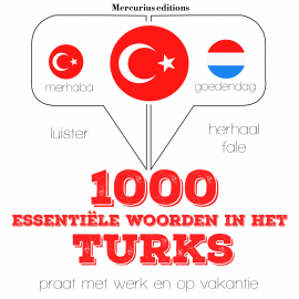 Hörbuch 1000 essentiële woorden in het Turks  - Autor JM Gardner   - gelesen von Emma Mercurius