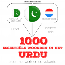 Hörbuch 1000 essentiële woorden in het Urdu  - Autor JM Gardner   - gelesen von Emma Mercurius