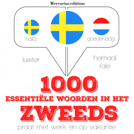 Hörbuch 1000 essentiële woorden in het Zweeds  - Autor JM Gardner   - gelesen von Emma Mercurius