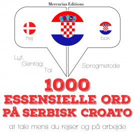 Hörbuch 1000 essentielle ord i serbisk croato  - Autor JM Gardner   - gelesen von Amalie Mercurius