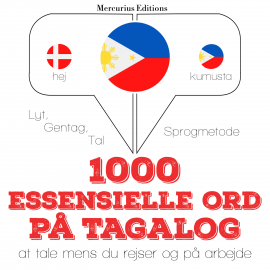 Hörbuch 1000 essentielle ord i Tagalog  - Autor JM Gardner   - gelesen von Amalie Mercurius