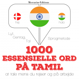 Hörbuch 1000 essentielle ord i Tamil  - Autor JM Gardner   - gelesen von Amalie Mercurius