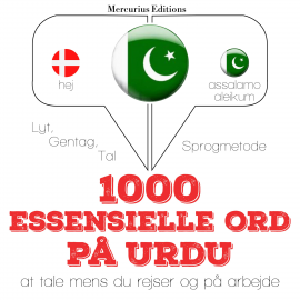 Hörbuch 1000 essentielle ord i Urdu  - Autor JM Gardner   - gelesen von Amalie Mercurius